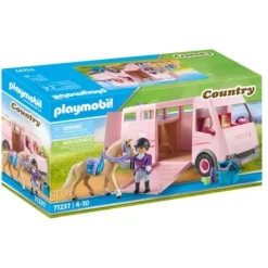 71237 - Playmobil Country - Van Avec Chevaux