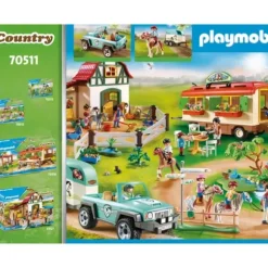 70511 - Playmobil Country - Voiture Et Van Pour Poney