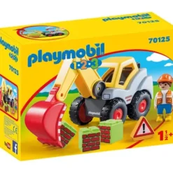 70125 - Playmobil 1.2.3 - Pelleteuse