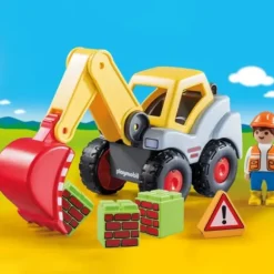 70125 - Playmobil 1.2.3 - Pelleteuse