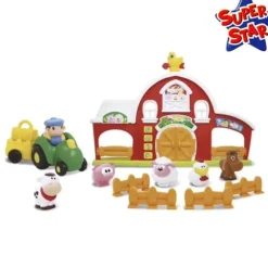 Playset La Ferme Aux Animaux Avec Accessoires
