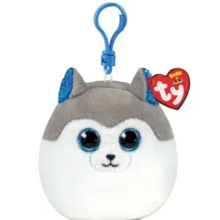 Porte-clés Chien En Peluche - 8 Cm