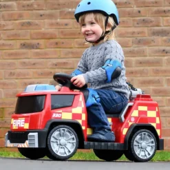Porteur Electrique Bebe Camion De Pompier