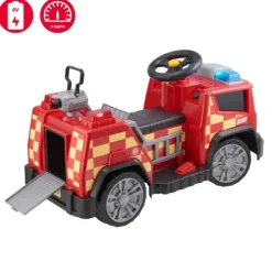 Porteur Electrique Bebe Camion De Pompier