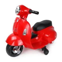 Porteur Electrique Mini Vespa Gts Rouge 6V
