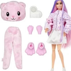 Poupee Barbie Cutie Reveal Ourson Rose