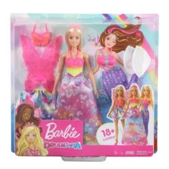 Poupee Barbie Dreamtopia Et Ses 3 Tenues