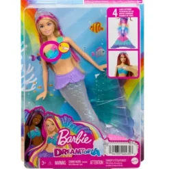 Poupee Barbie Dreamtopia - Sirene Lumieres De Reve