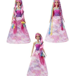 Poupee Barbie Dreamtopia Tresses Magiques A Coiffer