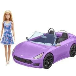 Poupee Barbie Et Sa Voiture Decapotable