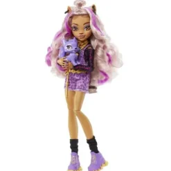 Poupee Clawdeen Wolf Et Son Animal De Compagnie - Monster High
