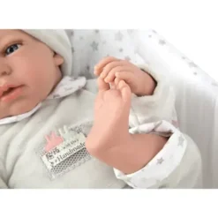 Poupon Qui Pleure Gabriel Avec Couffin 40 Cm