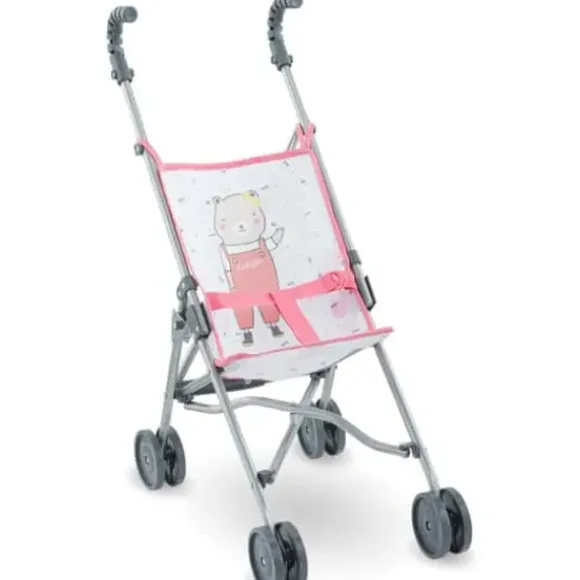 Poussette Canne Rose Pour Poupons De 36 A 42 Cm