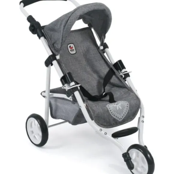 Poussette Jogging 3 Roues Lola Grise