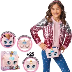 Purse Pets - Sac A Main Interactif - Licorne