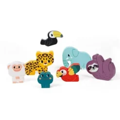 Puzzle Chunky En Bois - La Jungle - Partenariat Wwf®