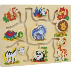 Puzzle Circuit En Bois