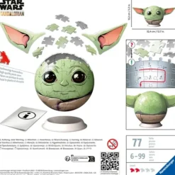 Puzzle 3D Rond 72 Pieces - Star Wars Grogu