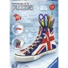 Puzzle 3D-Sneaker Union Jack 108 Pieces