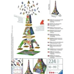 Puzzle 3D Tour Eiffel - 216 Pieces