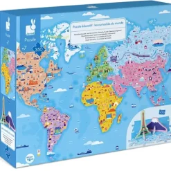 Puzzle Educatif - Les Curiosites Du Monde 350 Pieces