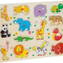 Puzzle En Bois Avec Picots