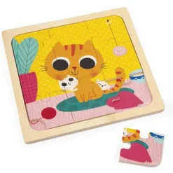 Puzzle En Bois Chat Peanut