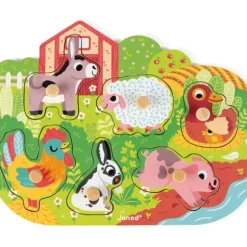 Puzzle En Bois Happy Farm 6 Pieces