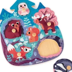 Puzzle En Bois Happy Forest 6 Pieces