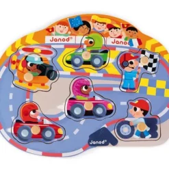 Puzzle En Bois Happy Racing 6 Pieces