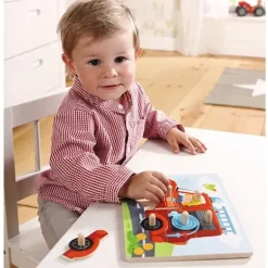 Puzzle En Bois Le Pompier