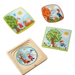 Puzzle En Bois Ma Saison Preferee