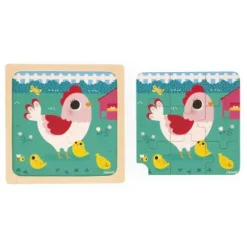Puzzle En Bois Poulette Henriette