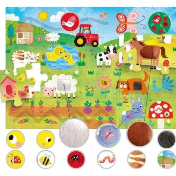 Puzzle Montessori Tactile