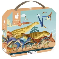 Puzzle Panoramique Dinosaures 100 Pieces