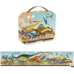 Puzzle Panoramique Dinosaures 100 Pieces
