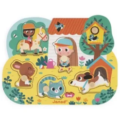 Puzzle 6 Pieces Animaux