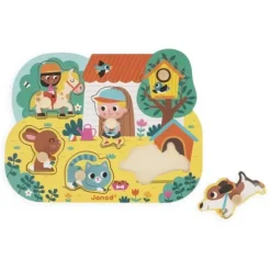 Puzzle 6 Pieces Animaux