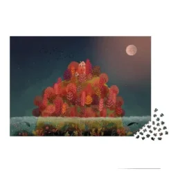 Puzzle 2000 Pieces - Automne Rouge