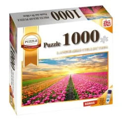 Puzzle 1000 Pieces Champs De Tulipes Amsterdam