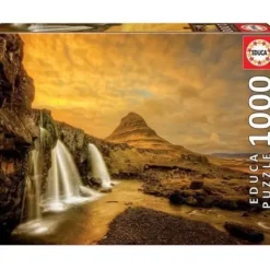 Puzzle 1000 Pieces – Chute Kirkjufellsfoss, Islande – Educa®