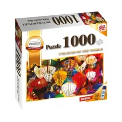 Puzzle 1000 Pieces Lanternes Avec Glue
