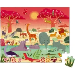 Puzzle 54 Pieces La Reserve Animaliere