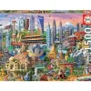 Puzzle 1500 Pieces – Les Gratte-Ciels D'Asie