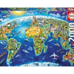 Puzzle 2000 Pieces, Les Reperes Mondiaux