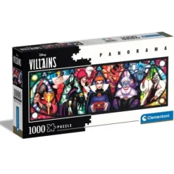 Puzzle 1000 Pieces Panorama - Disney Vilains