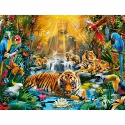 Puzzle 1000 Pieces Tigre Mystique