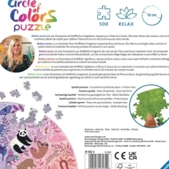 Puzzle Rond 500 Pieces - Animaux