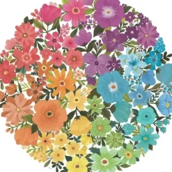 Puzzle Rond 500 Pieces - Fleurs