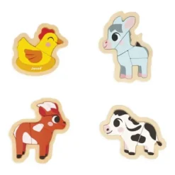 Puzzles Evolutifs Animaux De La Ferme